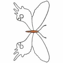 Butterfly Embroidery Design 8 Butterfly Embroidery Design 8